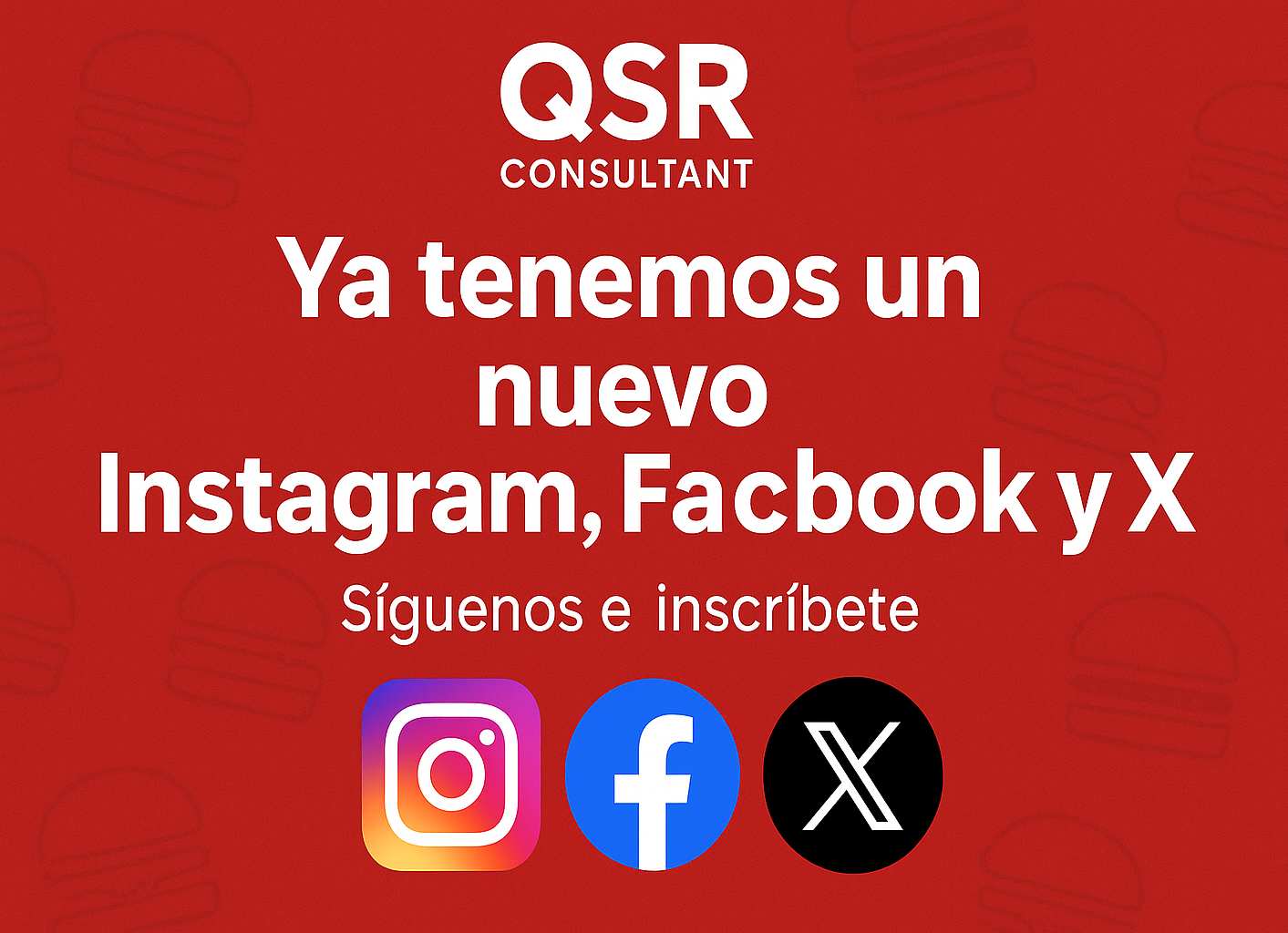 Connect with QSR Consultant on our new social networks! .